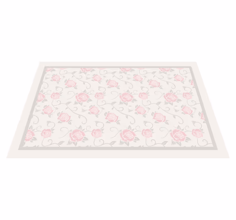 Textured placemats with botanical design background - TenStickers