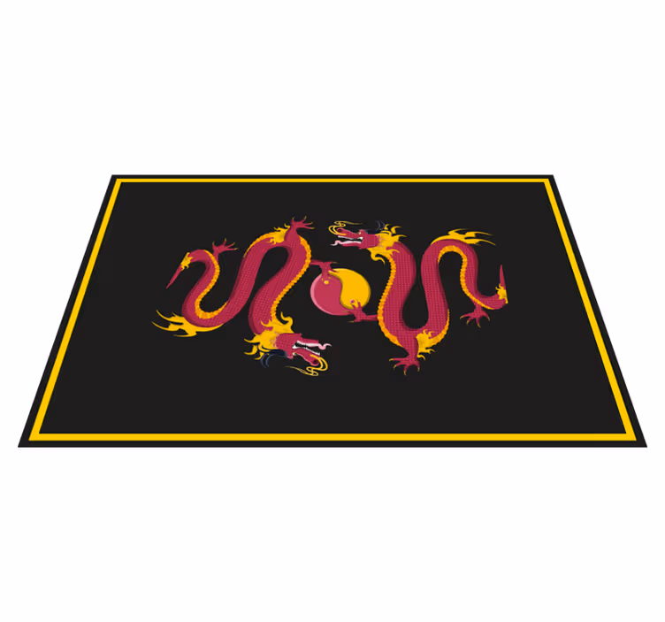 Original placemats with dragon motif design - TenStickers