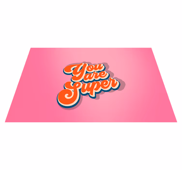 Inspire your day quote placemats - TenStickers