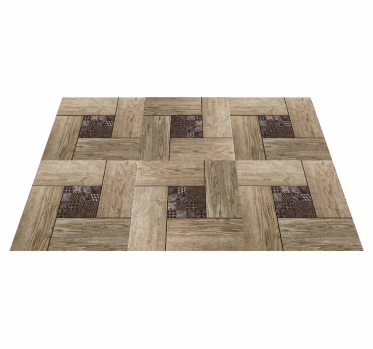 Textured placemats with wooden grain design - TenStickers