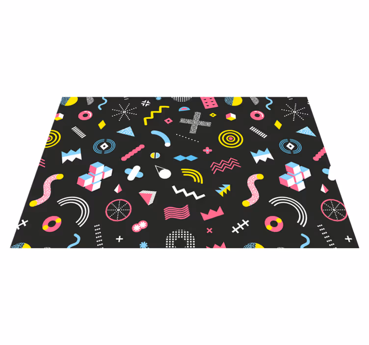 Original placemats with bright geometric designs - TenStickers