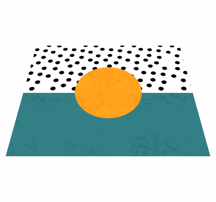 Modern placemats in bold polka dot design - TenStickers