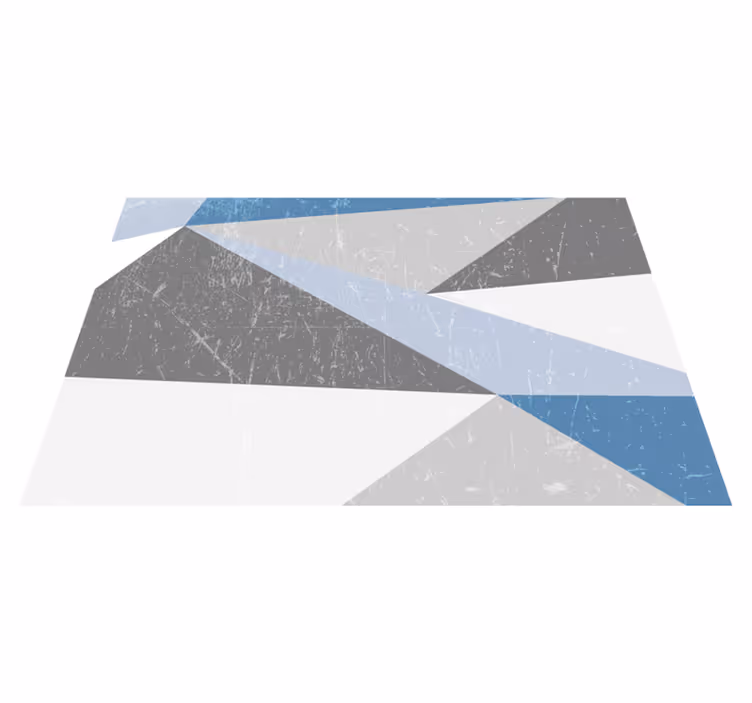 Modern placemats with geometric angled designs - TenStickers