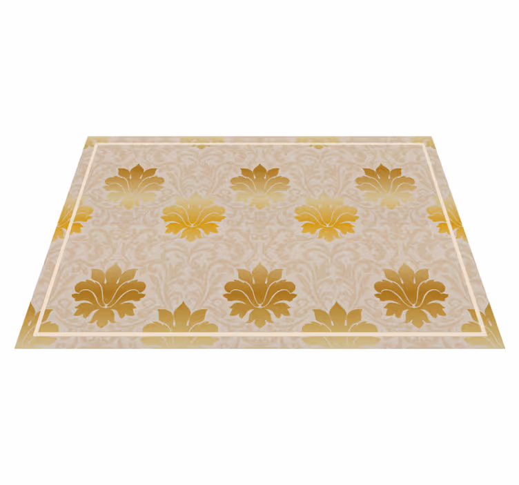 Textured placemats with elegant floral background - TenStickers
