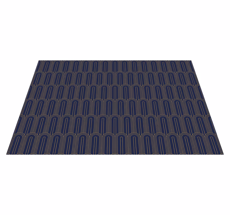 Modern placemats with sophisticated curved design - TenStickers