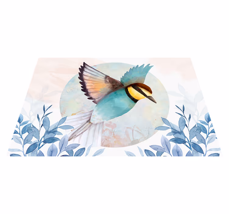 Original placemats with lively bird art - TenStickers