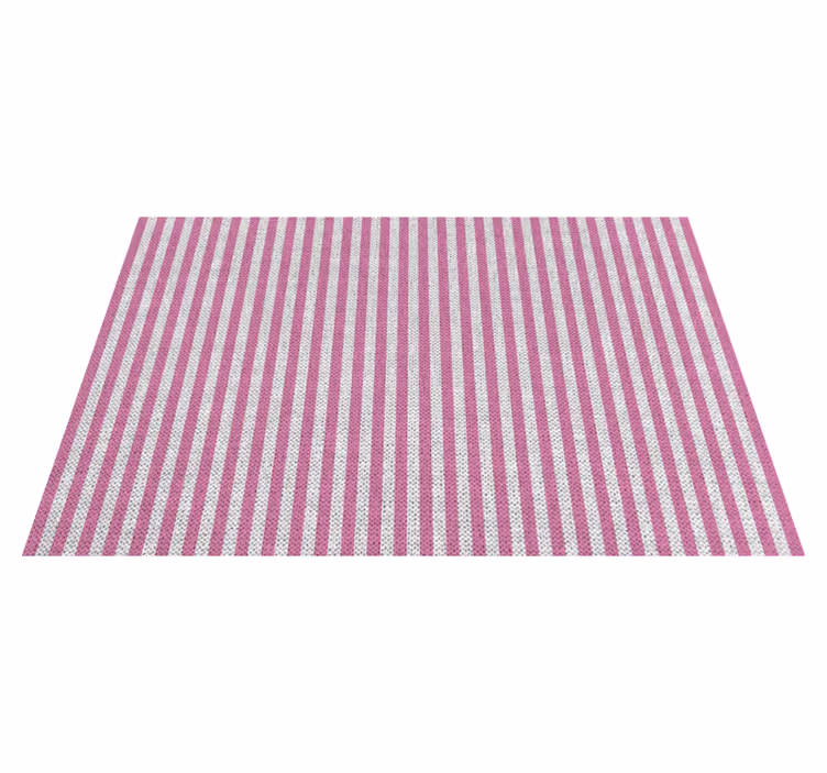 Textured placemats for striped table top - TenStickers