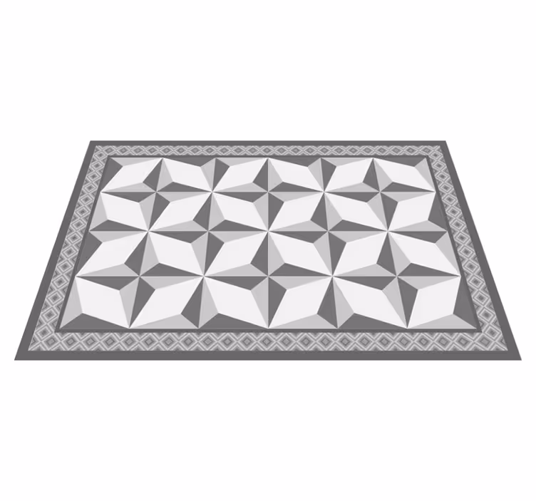 Textured placemats with geometric design - TenStickers