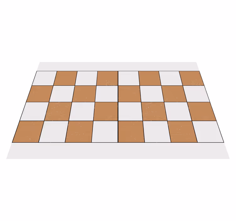 Textured placemats with checkerboard pattern design - TenStickers