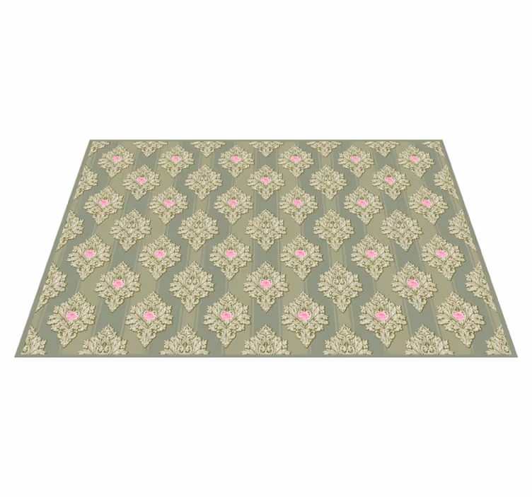 Elegant placemats with floral motif charm - TenStickers