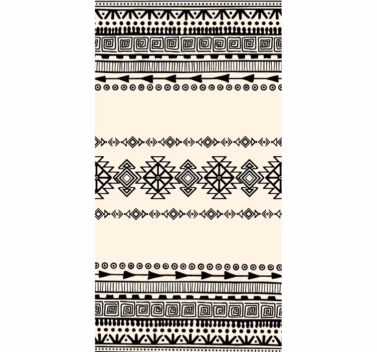 African wall mural tribal path - TenStickers