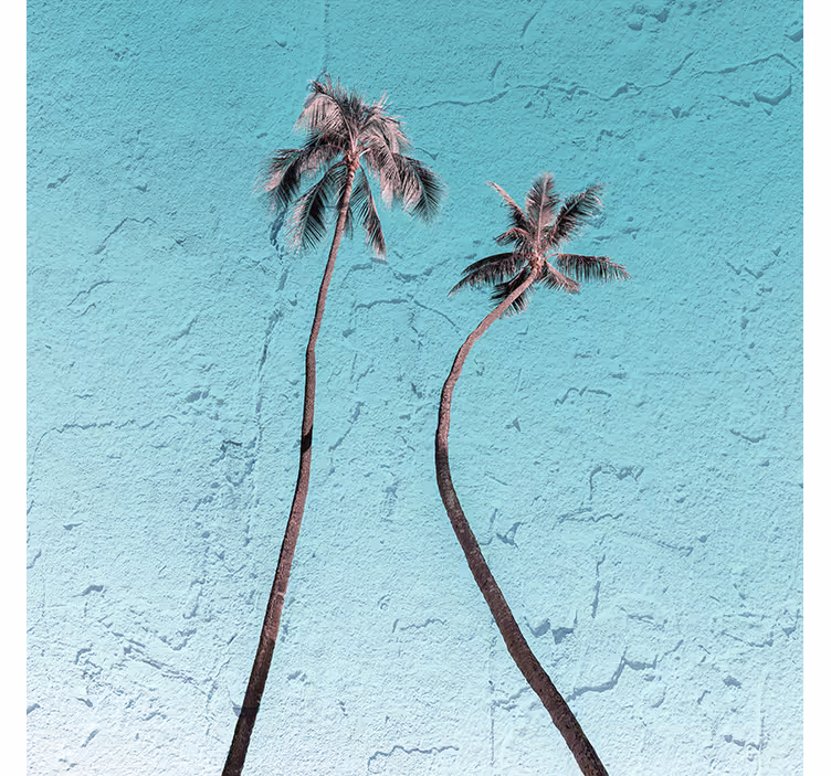 Wall mural blue florida landscape with palm trees - TenStickers