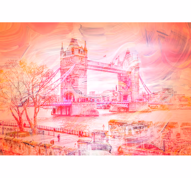 London Bridge Contrast wall mural london - TenStickers