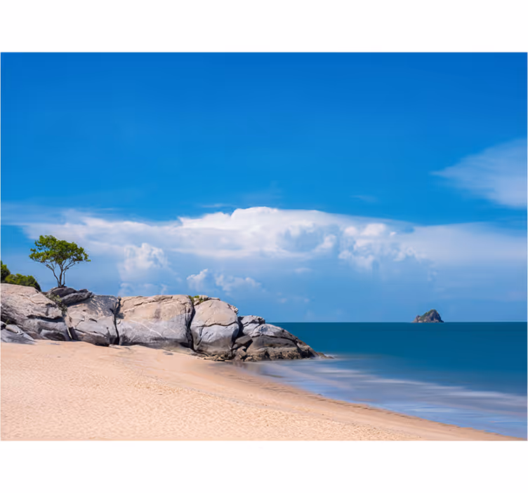 Wall mural blue paradise on earth - TenStickers