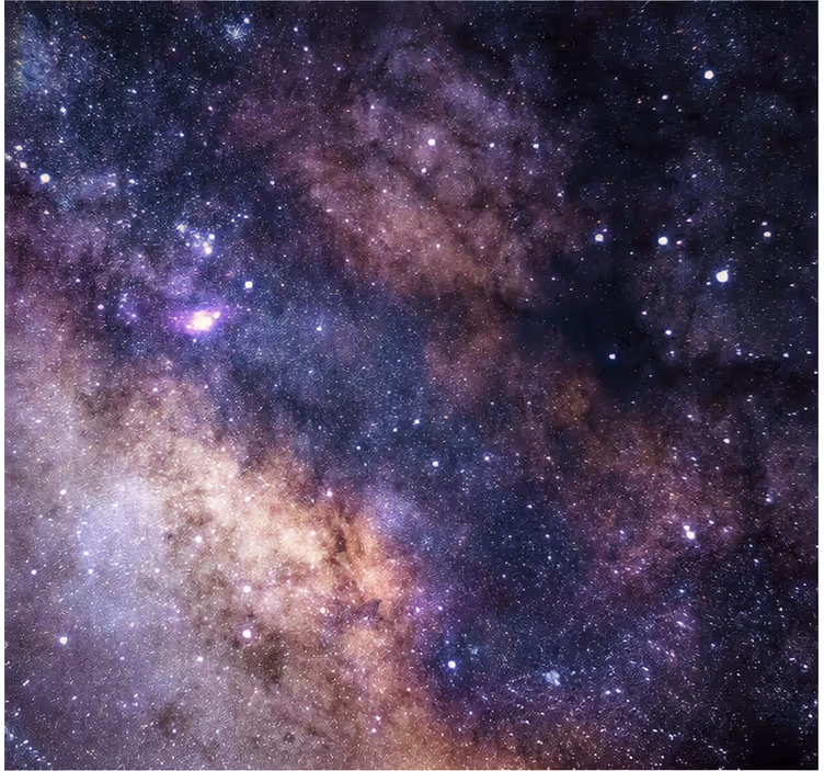 Sky wall mural celestial night - TenStickers