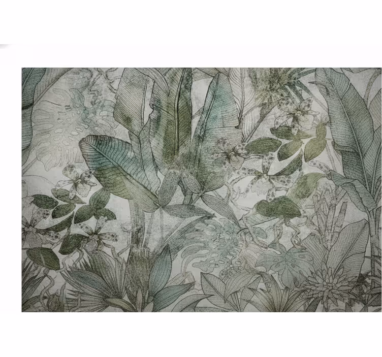 Wall mural nature green tropical garden - TenStickers