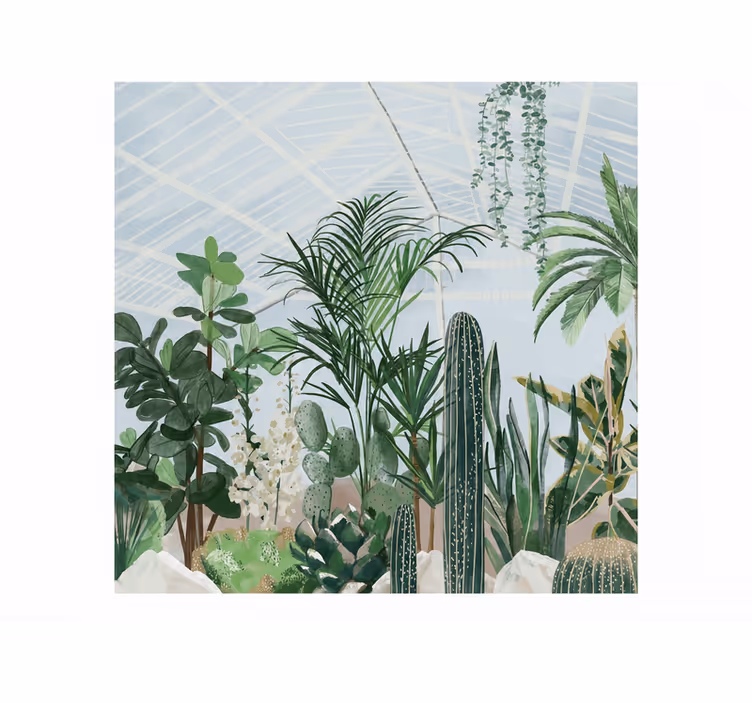 Wall mural nature botanic large garden - TenStickers