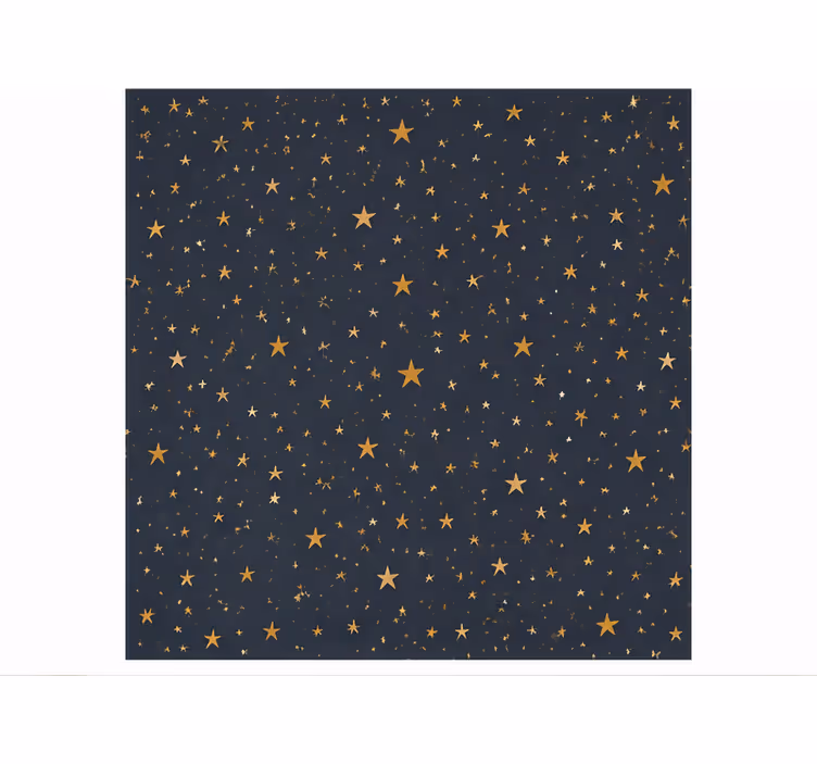 Space wall mural with stars - TenStickers
