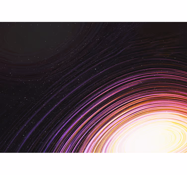 Galactic Swirl Pattern space wall mural - TenStickers