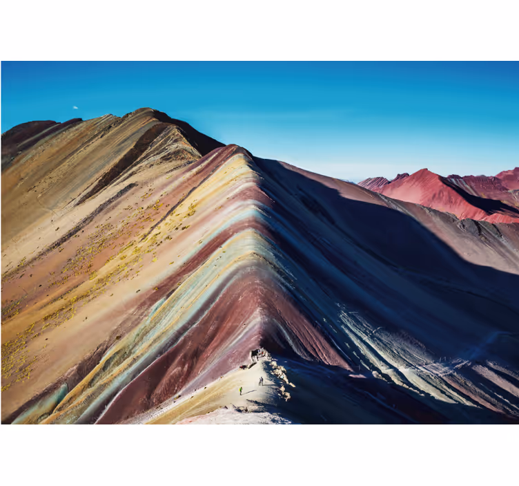 Wall mural mountain vibrant mountain range - TenStickers