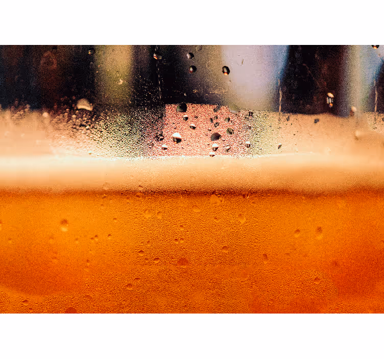 Beer Liquid wall mural kitchen - TenStickers
