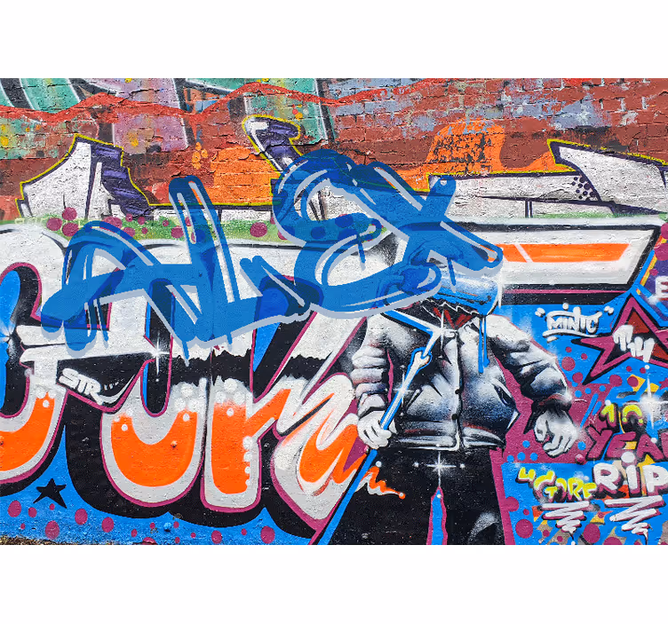 Urban Street Style graffiti wall mural - TenStickers