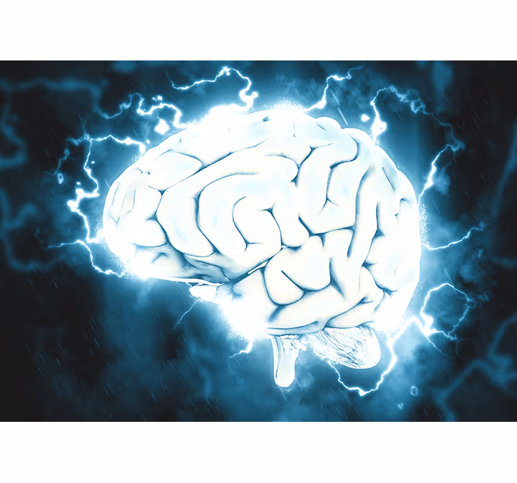 Electric Brain Concept art wall mural - TenStickers