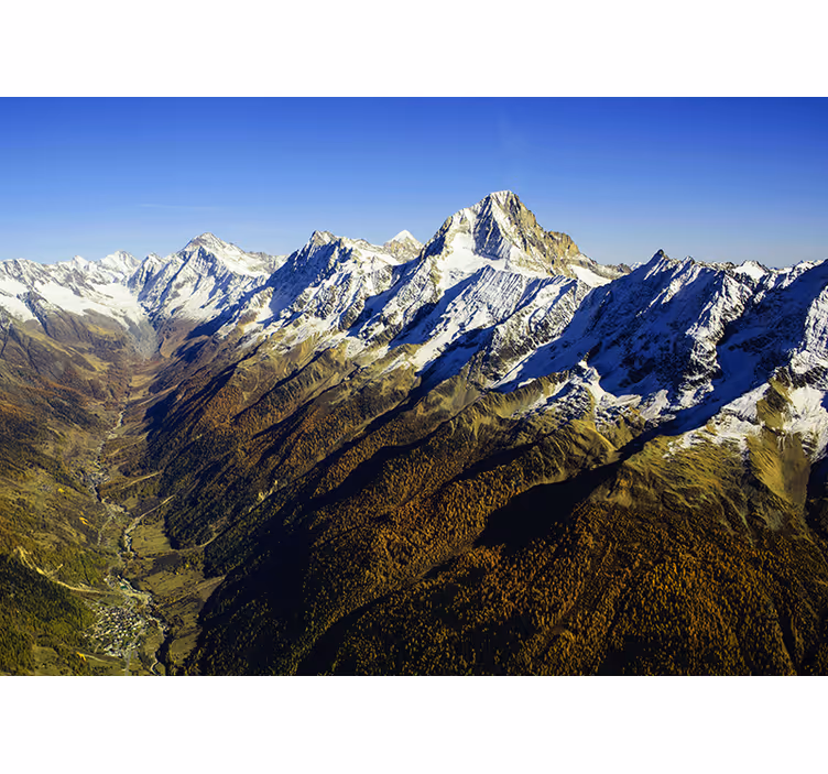 Wall mural mountain majestic mountain landscape - TenStickers