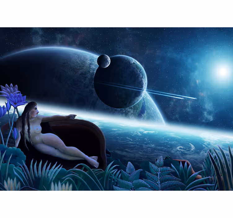 Wall mural fantasy celestial dreamscape - TenStickers