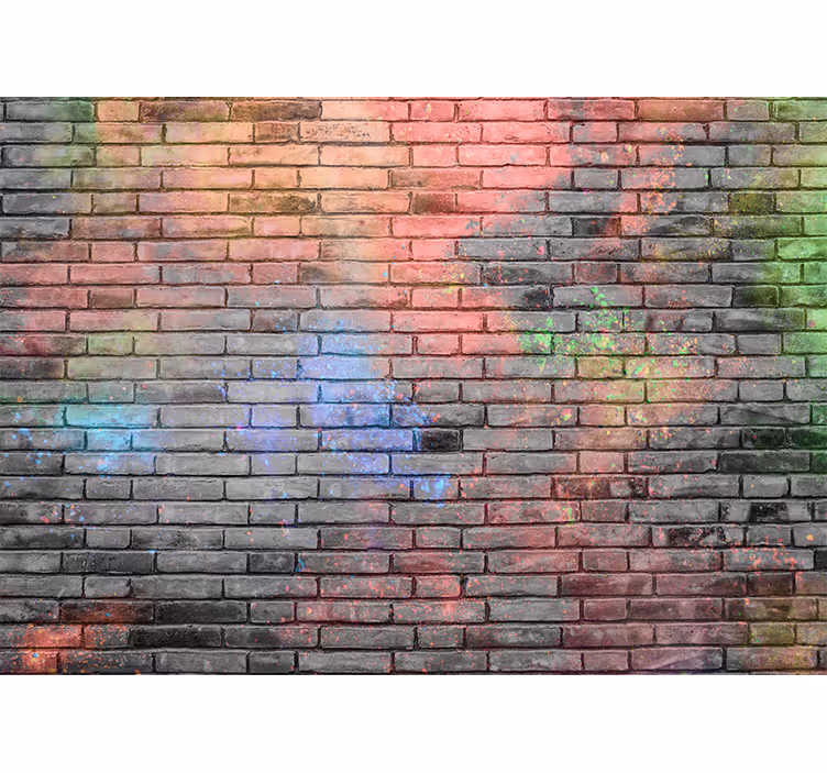 Graffiti wall mural urban color explosion - TenStickers