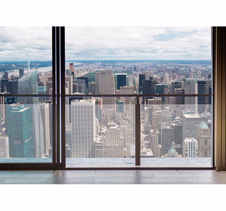 City wall mural new york city skyline - TenStickers