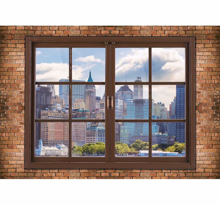 Wall mural new york skyline views of manhattan - TenStickers