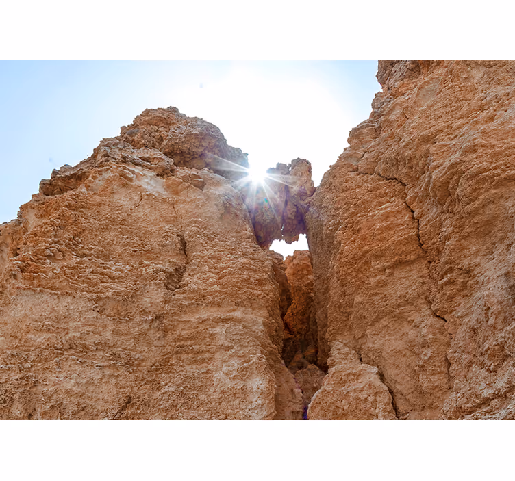 Wall mural mountain rocky landscape view - TenStickers