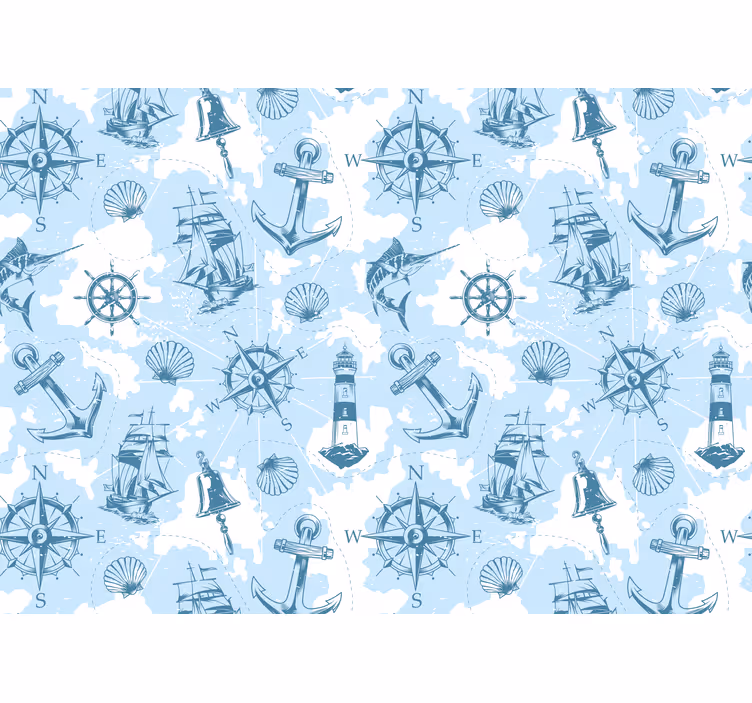 Landscape wall mural marine adventure theme - TenStickers