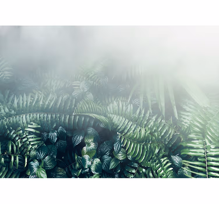 Wall mural nature lively greenery landscape - TenStickers