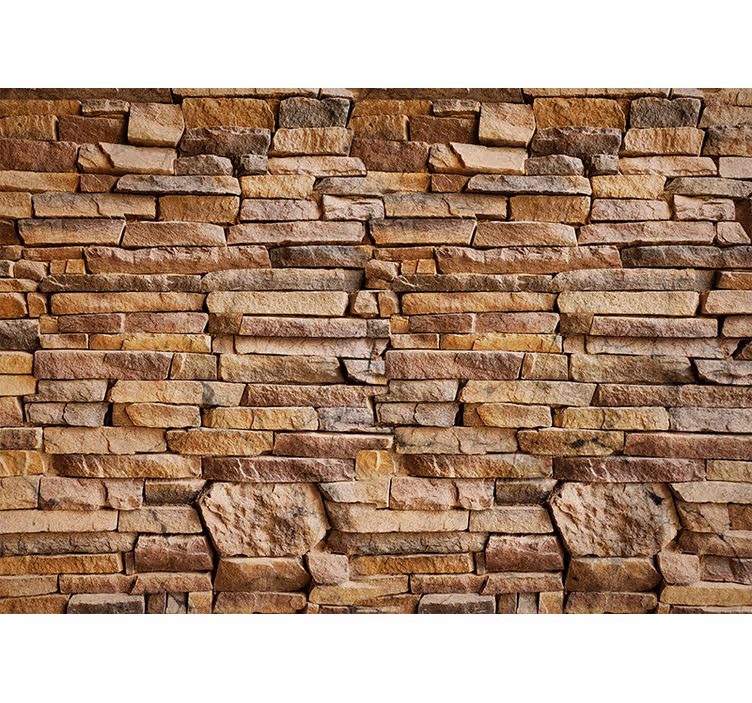 Natural Stone Surface mural stone wall - TenStickers
