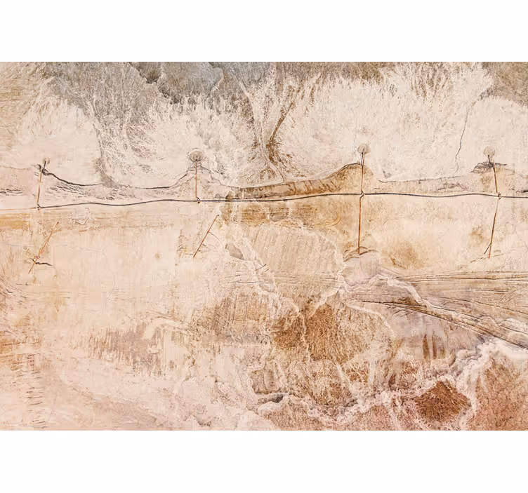Mural stone wall natural texture design - TenStickers