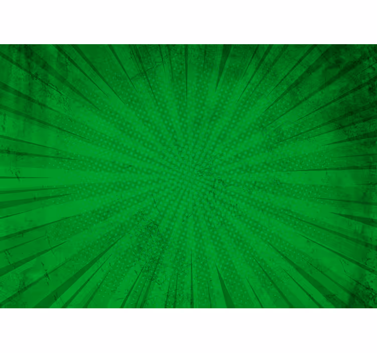 Comic green vintage wall mural - TenStickers