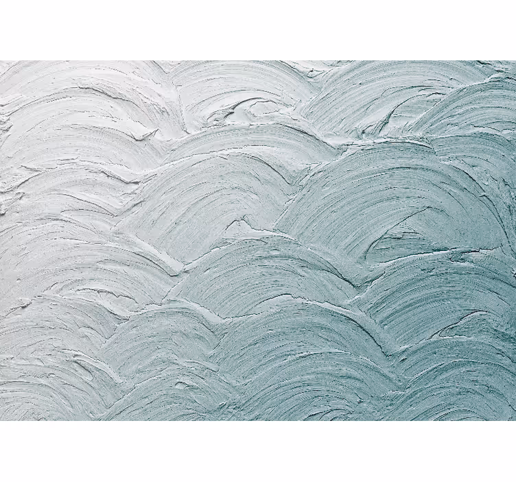 Texture wall mural textured wave pattern - TenStickers
