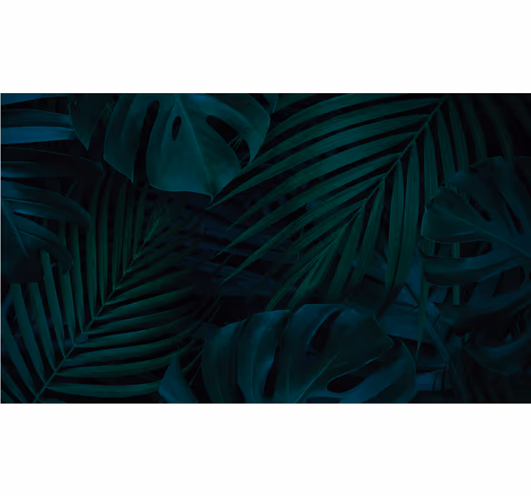 Wall mural nature tropical greenery showcase - TenStickers