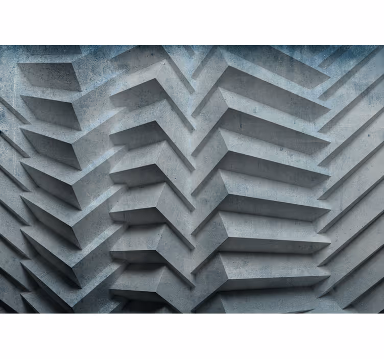 Texture wall mural geometric surface patterns - TenStickers