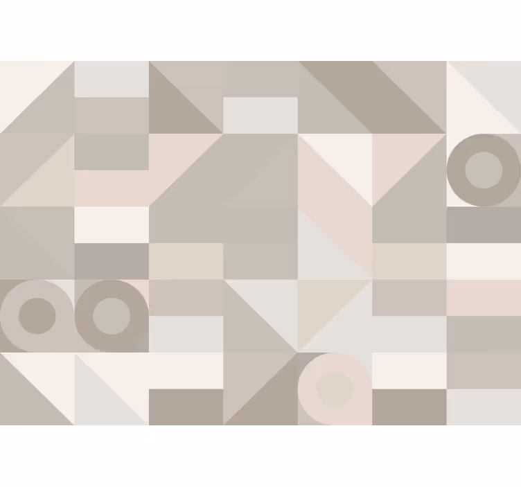 Texture wall mural geometric pattern shapes - TenStickers