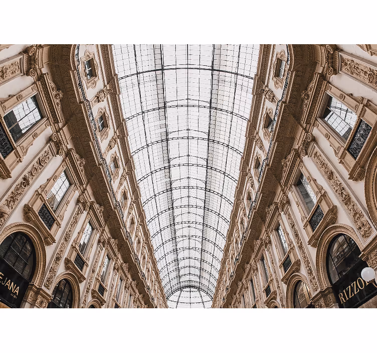 City wall mural milan architectural wonder - TenStickers