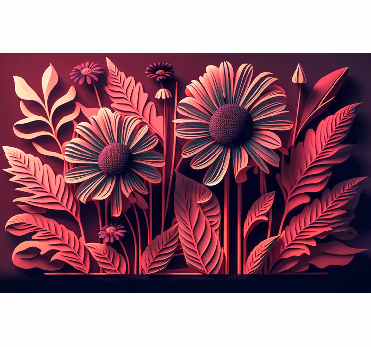 digital nature Marriage wallpaper - TenStickers