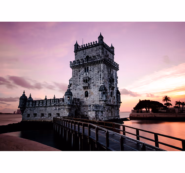 Lisboa Tower city wall mural - TenStickers