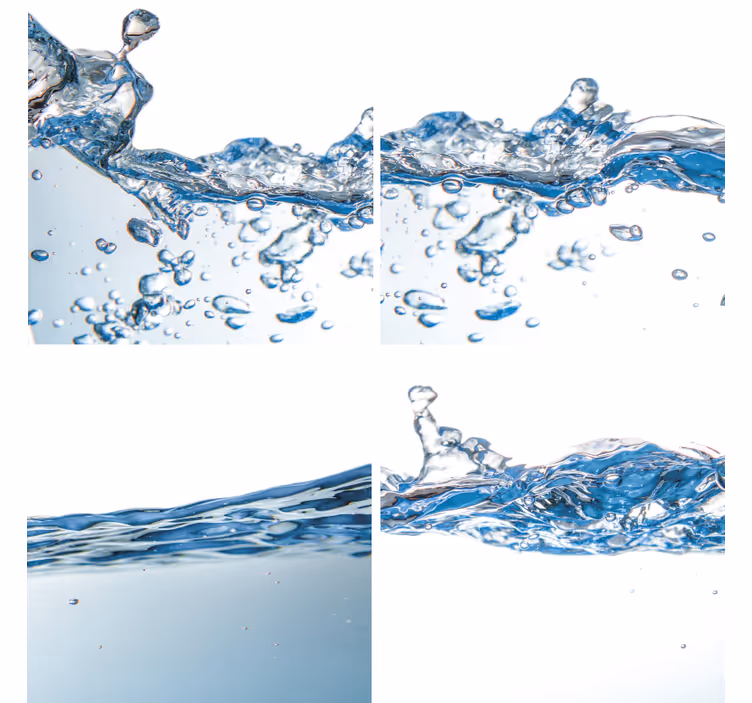 Water effect drink coaster - TenStickers