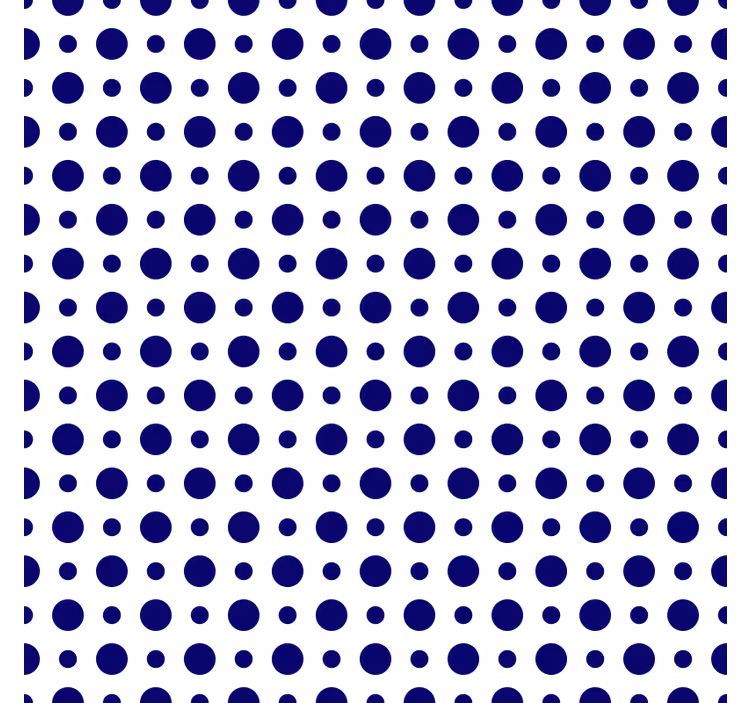 Coasters with bold polka dot pattern - TenStickers