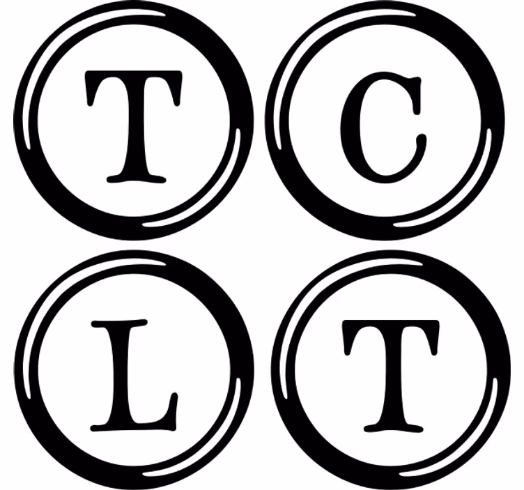 Personalisable coasters with t, c, l monogram - TenStickers
