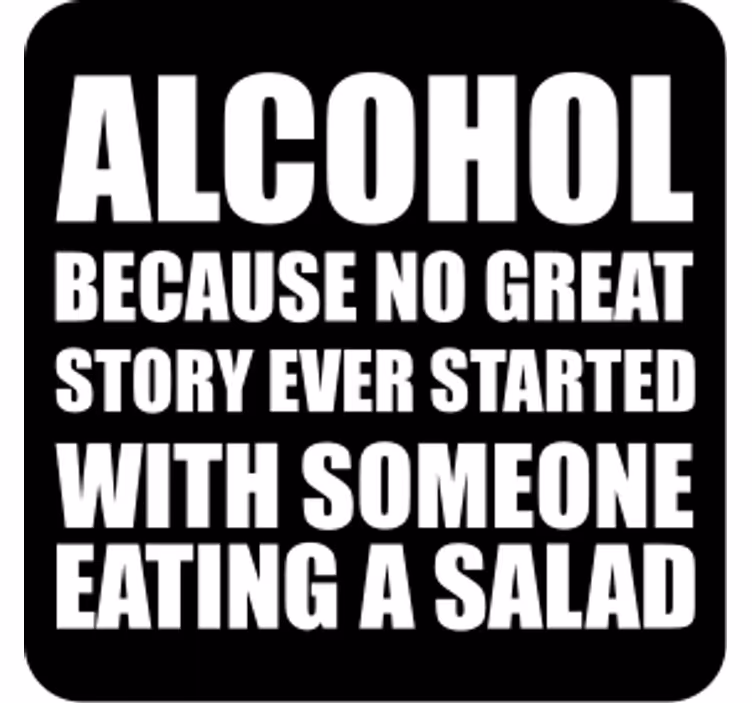 Cheers to coasters that keep your drinks laughing - TenStickers