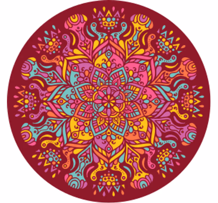 Lively botanical print geek coasters - TenStickers